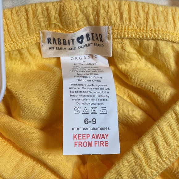 2 piece set 6-9mos. NWT! Onsie with pants, organic cotton - Picture 16 of 16